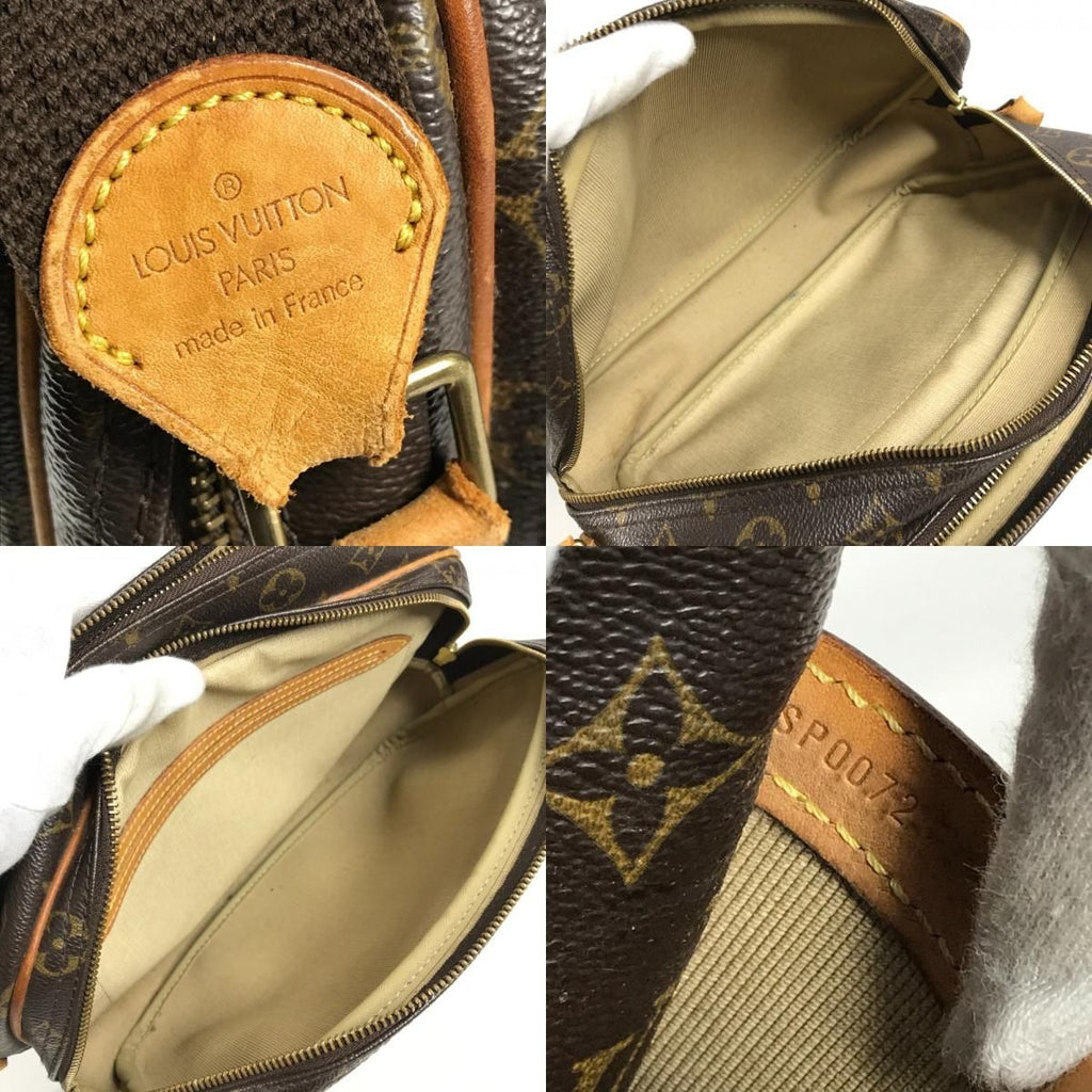 Louis Vuitton Shoulder Bag Reporter PM Lipoter PM Monogram Canvas Brown — view 8