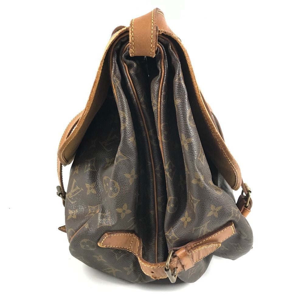 Louis Vuitton Shoulder Bag Saumur 43 Monogram Canvas Brown — view 4