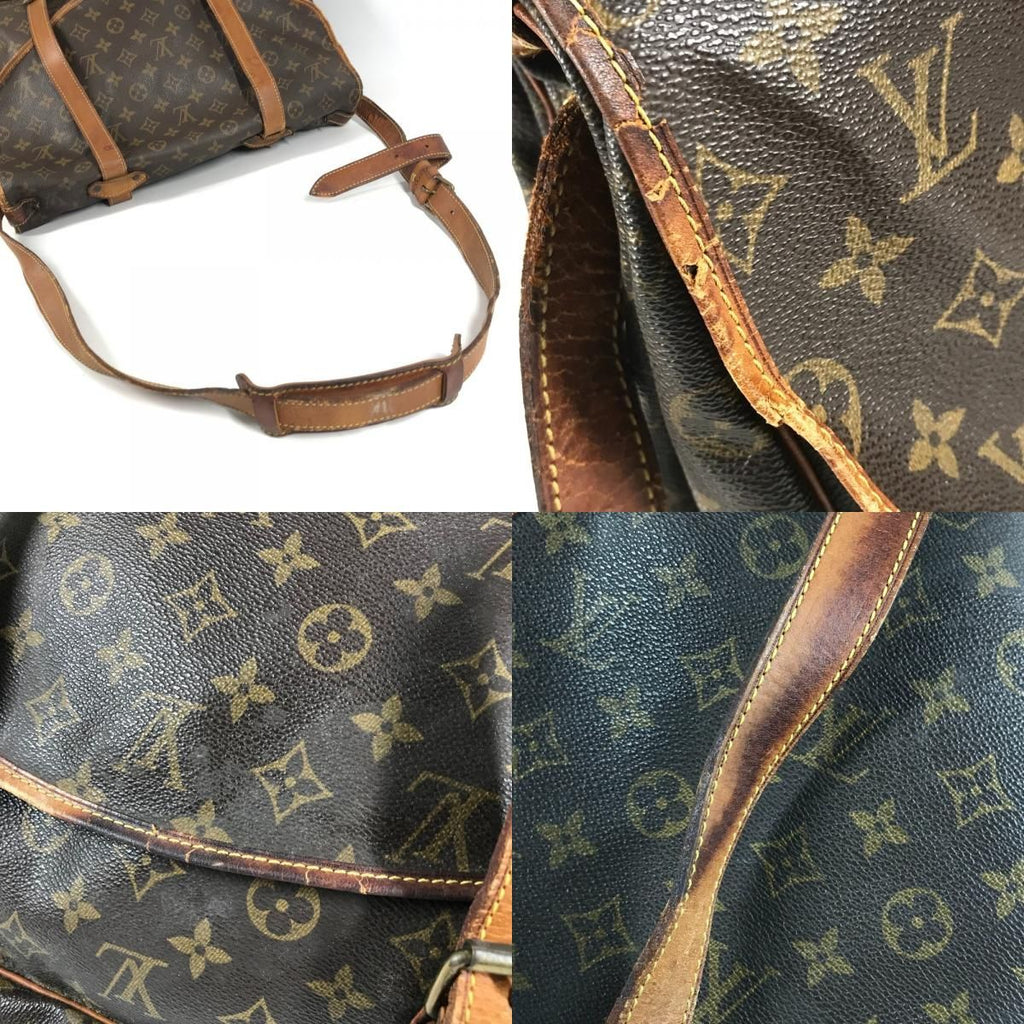 Louis Vuitton Shoulder Bag Saumur 43 Monogram Canvas Brown — view 7