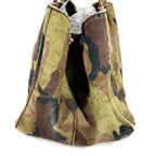 Prada Handbag Logo Canapa Canvas Green — view 3
