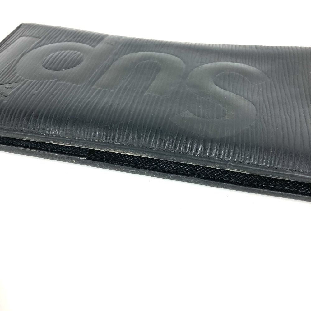 Louis Vuitton Wallet Portefeuille Brazza Epi Leather Noir Black — view 4