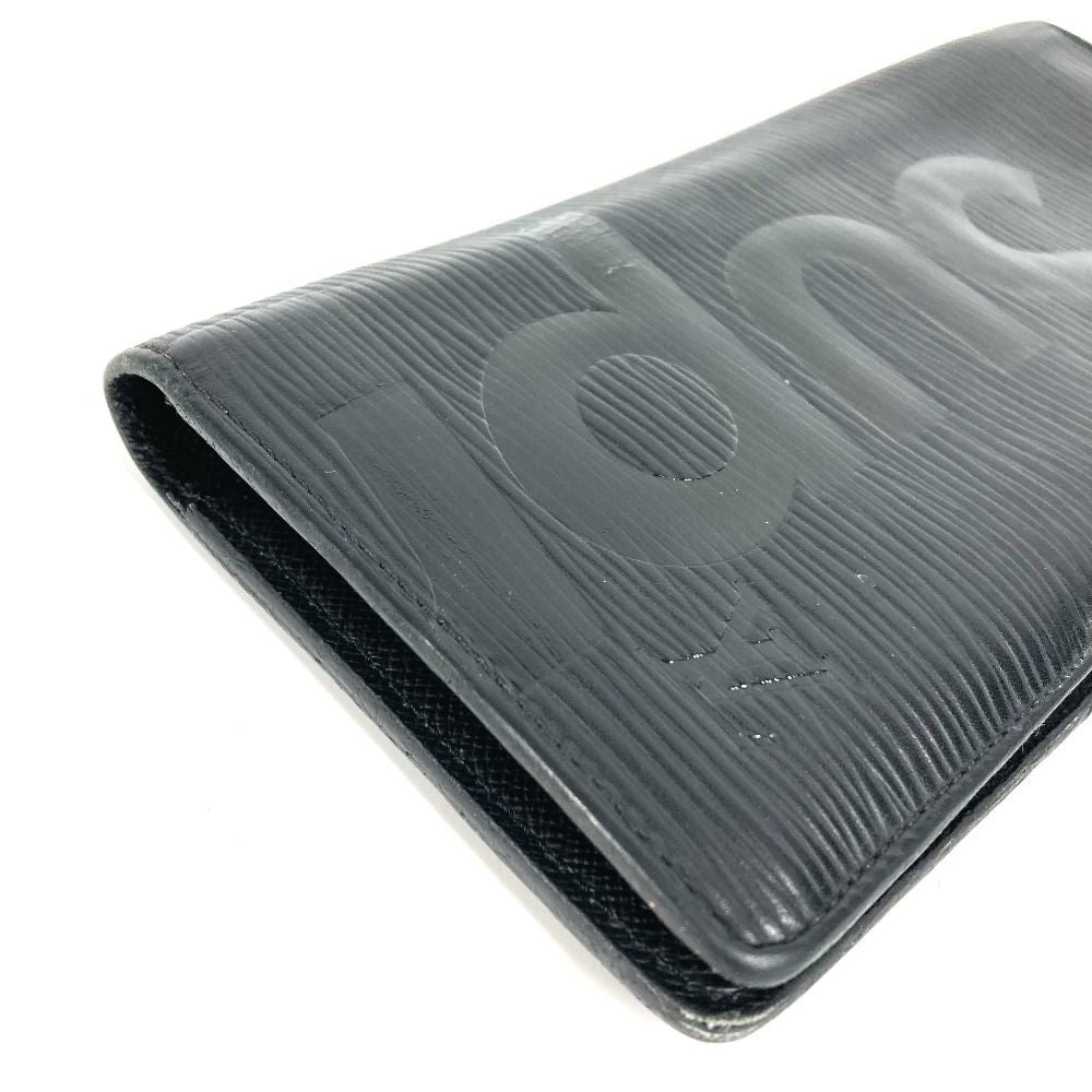 Louis Vuitton Wallet Portefeuille Brazza Epi Leather Noir Black — view 5