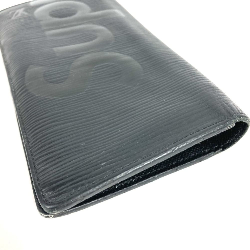 Louis Vuitton Wallet Portefeuille Brazza Epi Leather Noir Black — view 3