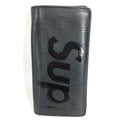 Louis Vuitton Wallet Portefeuille Brazza Epi Leather Noir Black