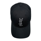 Saint Laurent New Era Hat YSL Monogram Cap Cotton Logo Black — view 5