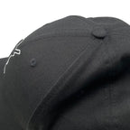 Saint Laurent New Era Hat YSL Monogram Cap Cotton Logo Black — view 6