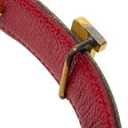 Hermes Belt 60 Gold Rouge Ash Reversible Leather — view 8