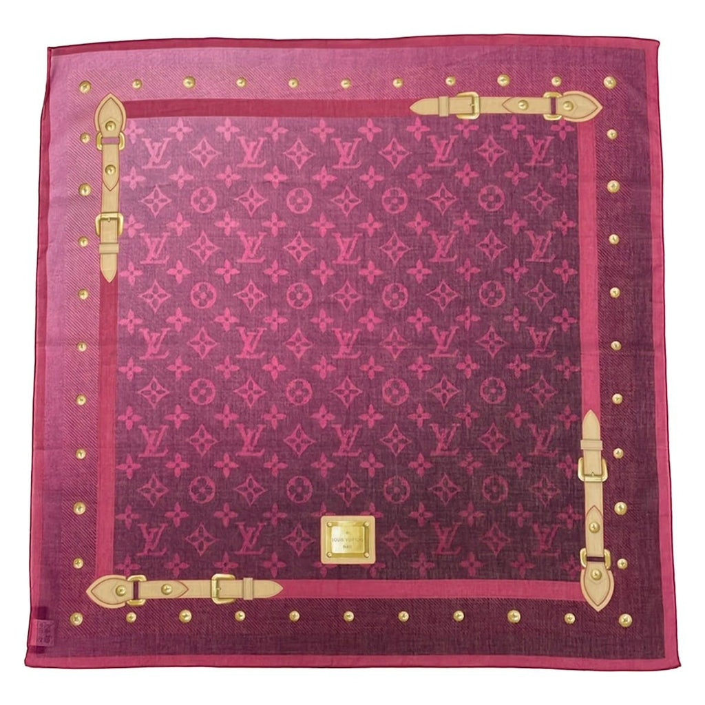 Louis Vuitton Handkerchief 55 Bandana Monogram Denim Bree Rose