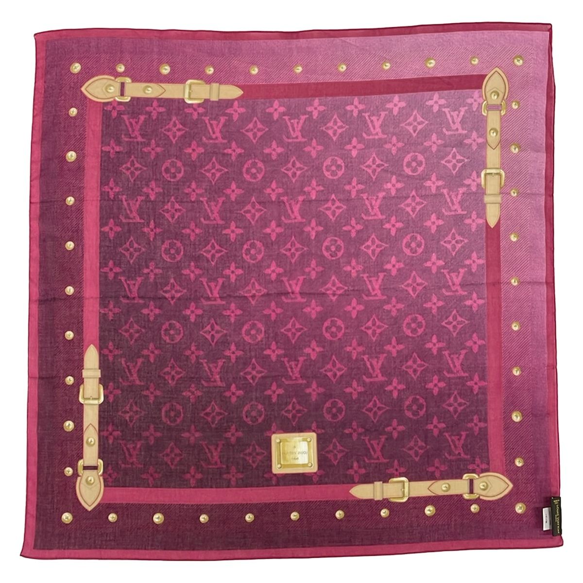 Louis Vuitton Handkerchief 55 Bandana Monogram Denim Bree Rose — view 2