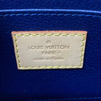 Louis Vuitton Pouch Monogram Ikat Pochette Cosmetic Grand Blue Leather — view 5