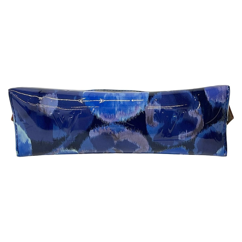 Louis Vuitton Pouch Monogram Ikat Pochette Cosmetic Grand Blue Leather — view 3