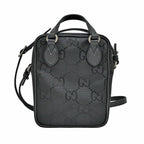 Gucci Off the Grid Handbag Shoulder GG Nylon Black — view 2