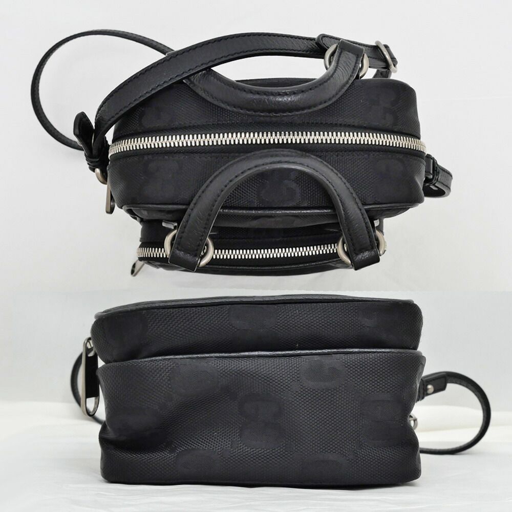 Gucci Off the Grid Handbag Shoulder GG Nylon Black — view 4