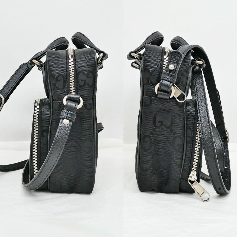 Gucci Off the Grid Handbag Shoulder GG Nylon Black — view 3