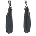 Gucci Black Silver GG Canvas Leather Shoulder — view 8