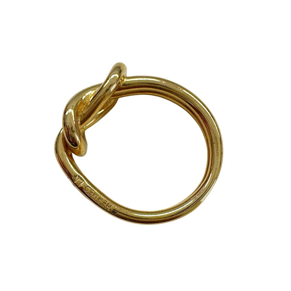 Hermes Scarf Ring Atame Gold Plated Easy Shawl — view 3