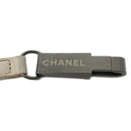 Chanel Belt Beige Silver Leather — view 3