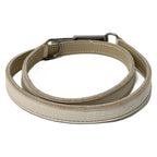 Chanel Belt Beige Silver Leather — view 2