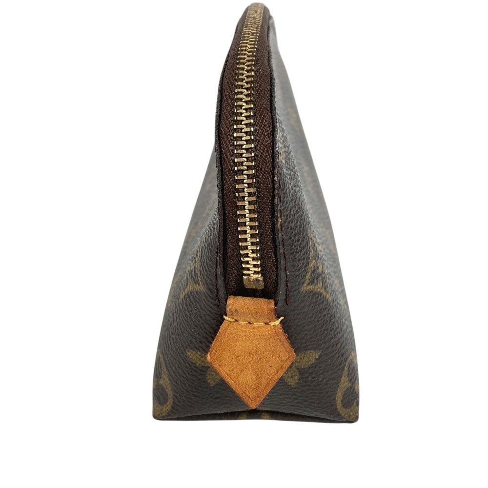 Louis Vuitton Makeup Pouch Pochette Cosmetic PM Monogram Canvas Brown — view 2