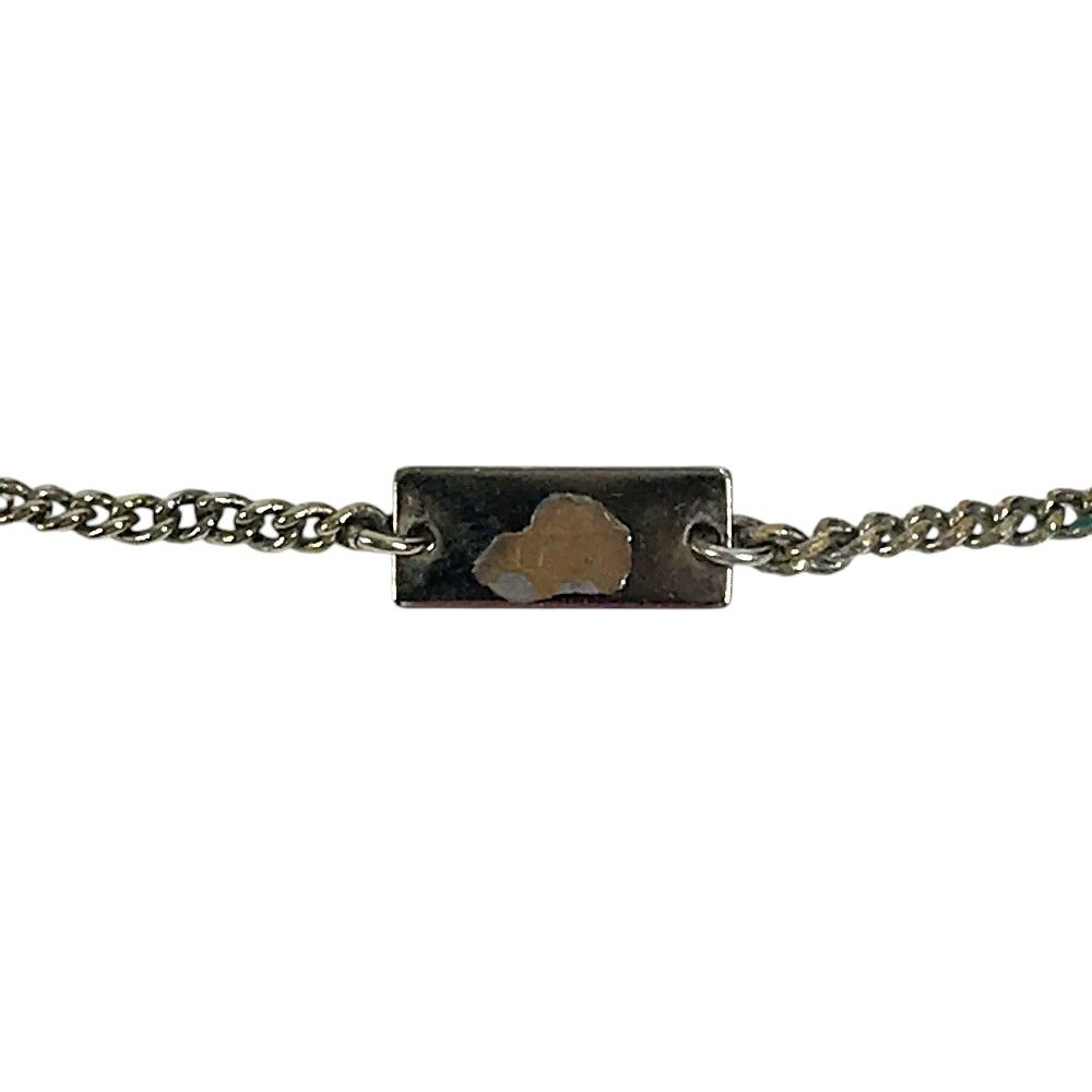 Louis Vuitton Necklace Locket Monogram Pendant Metal Silver — view 4