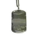 Louis Vuitton Necklace Locket Monogram Pendant Metal Silver