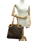 Louis Vuitton Monogram Tote Batignolles Vertical Brown — view 8