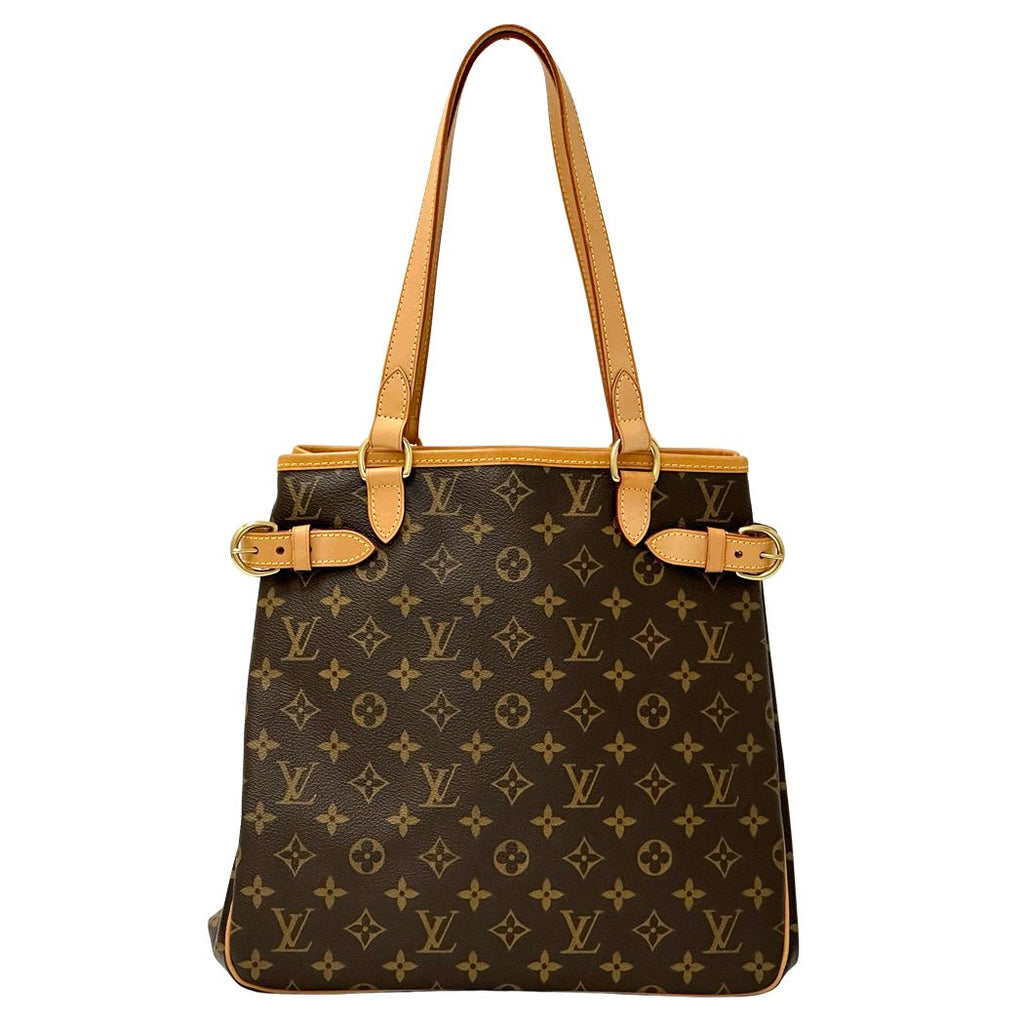 Louis Vuitton Monogram Tote Batignolles Vertical Brown