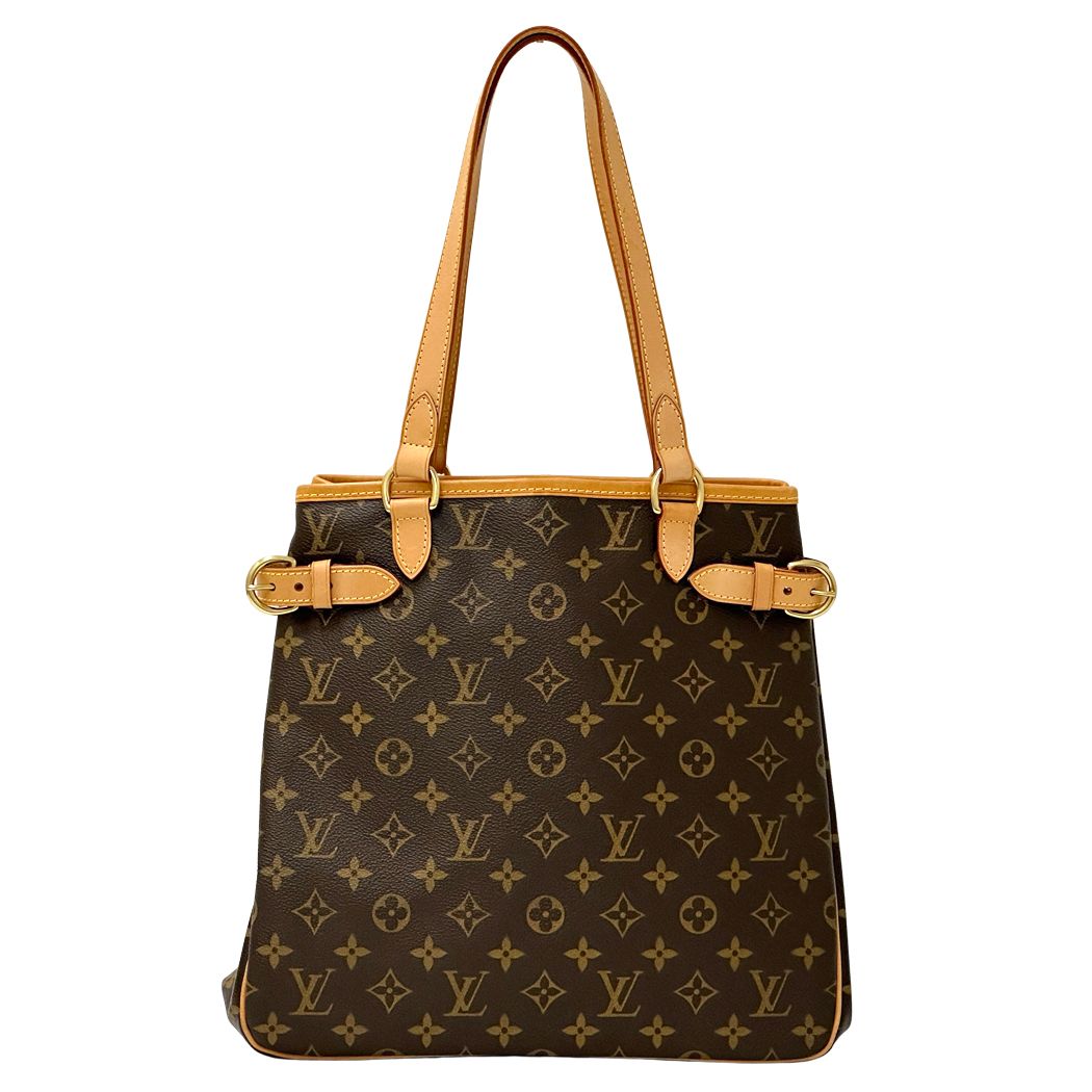 Louis Vuitton Monogram Tote Batignolles Vertical Brown