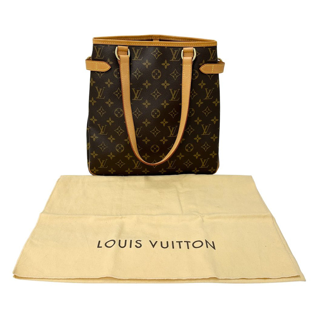 Louis Vuitton Monogram Tote Batignolles Vertical Brown — view 7
