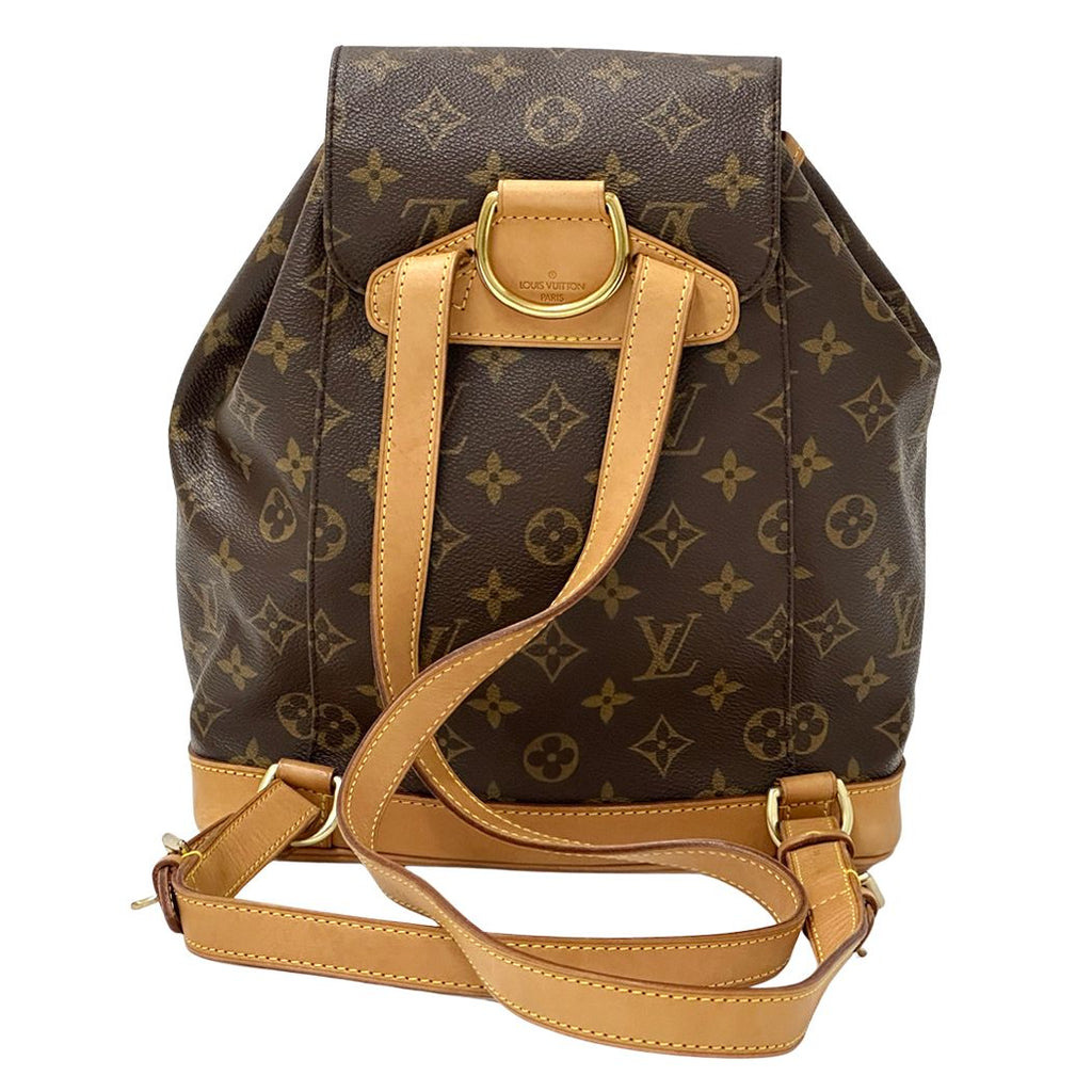 Louis Vuitton Monogram Backpack Montsouris MM Brown Mini Small — view 2