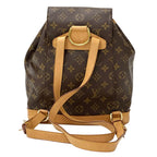 Louis Vuitton Monogram Backpack Montsouris MM Brown Mini Small — view 2