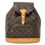 Louis Vuitton Monogram Backpack Montsouris MM Brown Mini Small