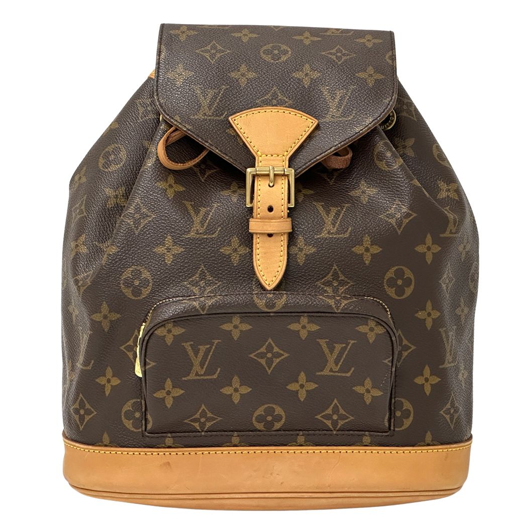 Louis Vuitton Monogram Backpack Montsouris MM Brown Mini Small