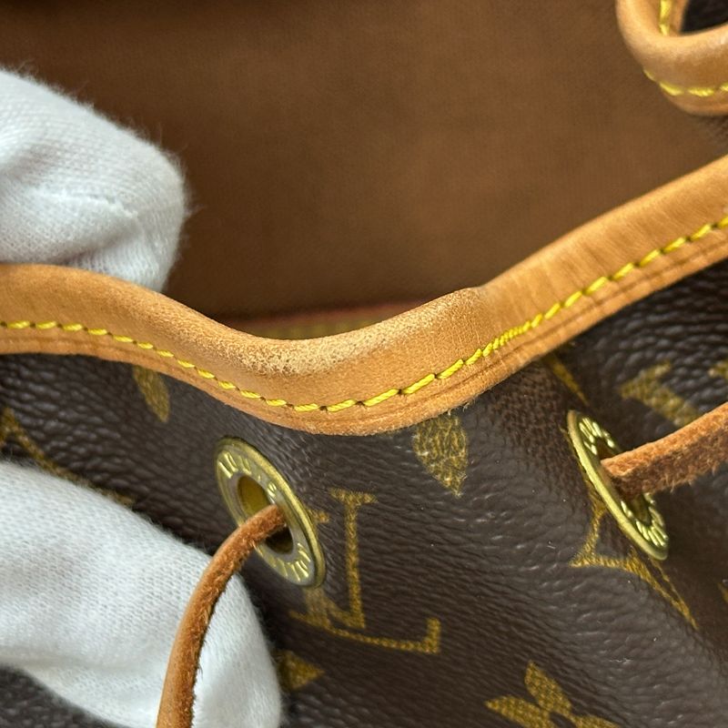 Louis Vuitton Monogram Backpack Montsouris MM Brown Mini Small — view 9