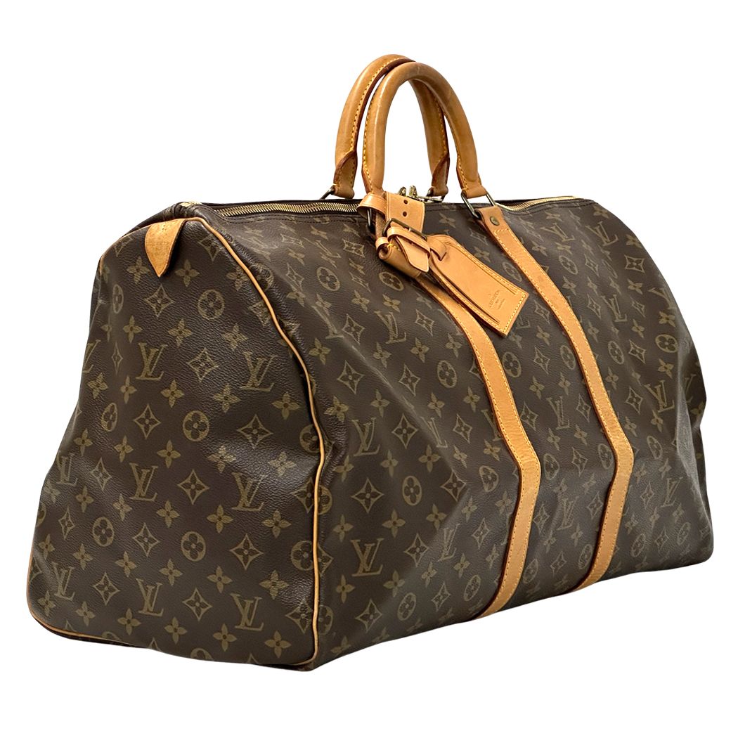 Louis Vuitton Monogram Boston Bag Keepall 55 Large — view 3