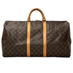 Louis Vuitton Monogram Boston Bag Keepall 55 Large — view 2