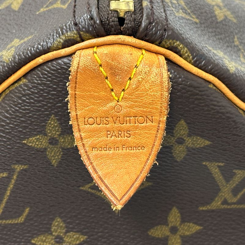 Louis Vuitton Boston Bag Monogram Canvas Keepall 45 Brown Large Going — view 6