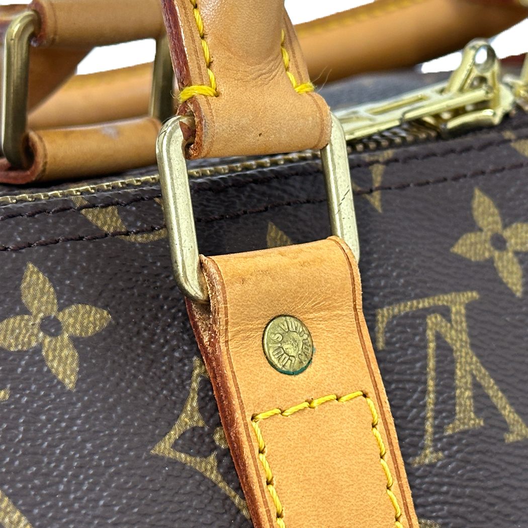 Louis Vuitton Monogram Boston Bag Keepall 50 Brown Large Outing — view 9