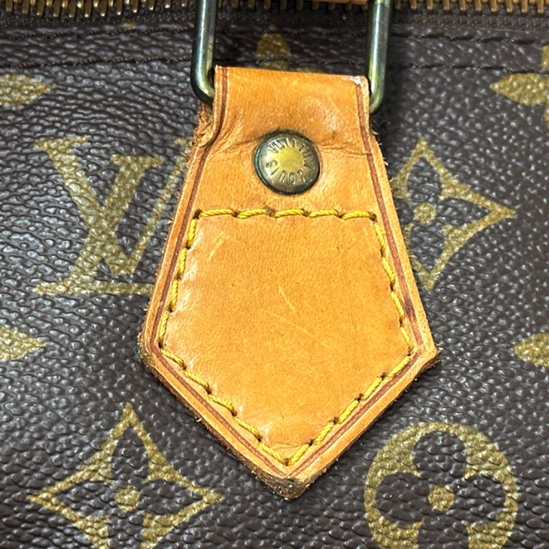 Louis Vuitton Bag Monogram Handbag Speedy 40 Brown Handle Mini Boston Outing — view 9