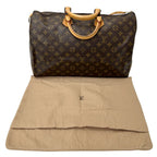 Louis Vuitton Bag Monogram Handbag Speedy 40 Brown Handle Mini Boston Outing — view 7