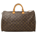 Louis Vuitton Bag Monogram Handbag Speedy 40 Brown Handle Mini Boston Outing