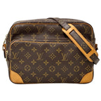 Louis Vuitton Monogram Shoulder Bag Nile Brown