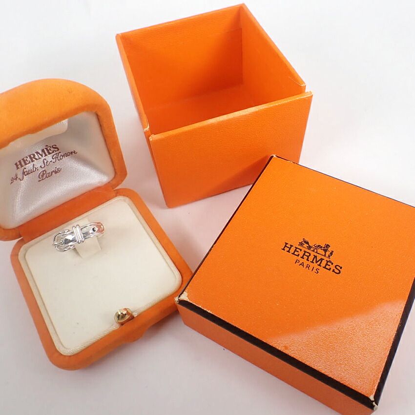 Hermes 925 Ceinture Croix Ring — view 6