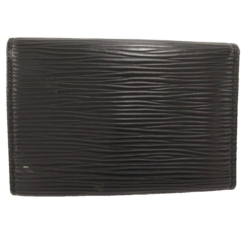 Louis Vuitton Key Case Multicles 6 Epi Black Leather Button Closure SD — view 2