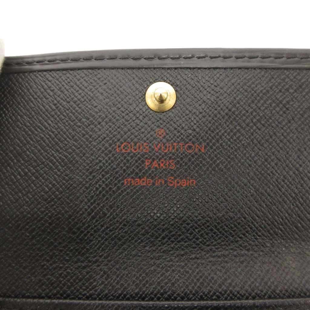 Louis Vuitton Key Case Multicles 6 Epi Black Leather Button Closure SD — view 6