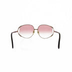 Dior Sunglasses Eyewear Non Prescription CD Logo Side Black Gold Color Gradient — view 2