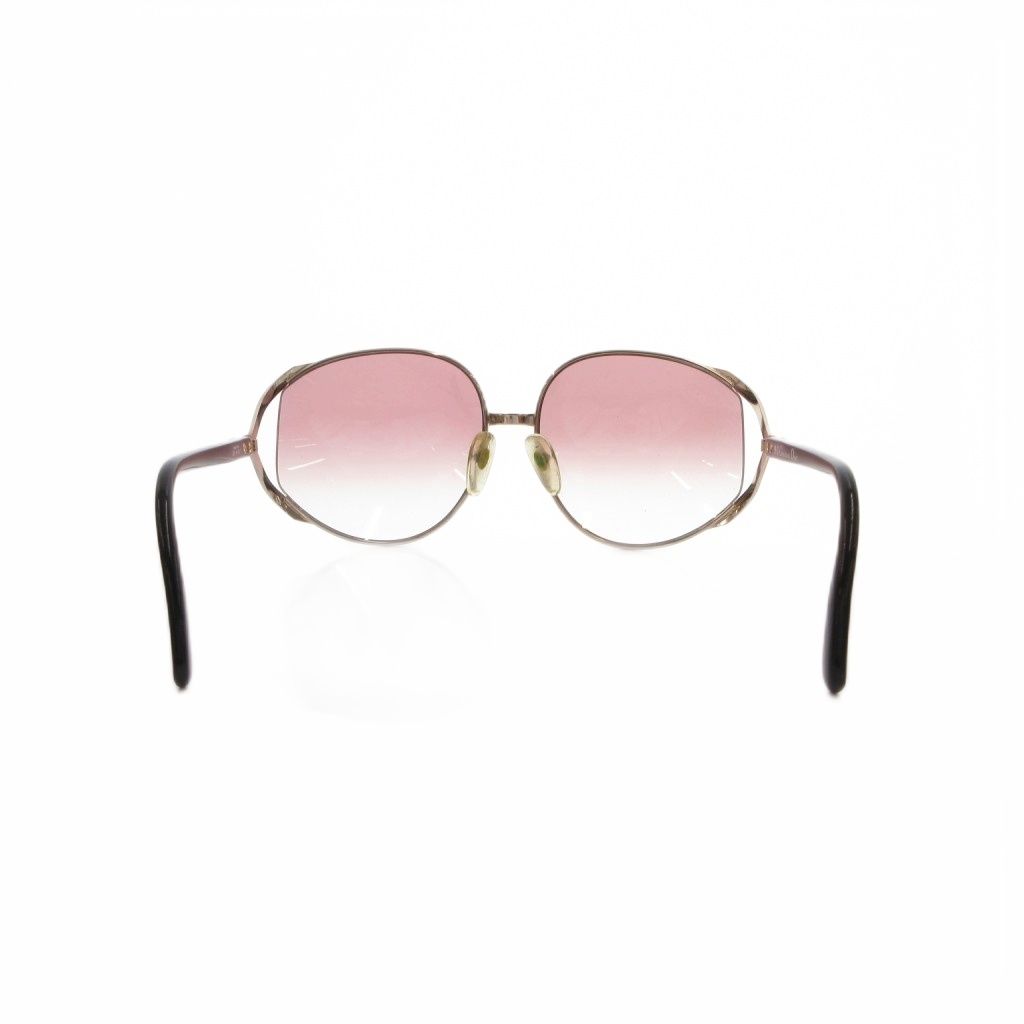 Dior Sunglasses Eyewear Non Prescription CD Logo Side Black Gold Color Gradient — view 2
