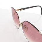 Dior Sunglasses Eyewear Non Prescription CD Logo Side Black Gold Color Gradient — view 6