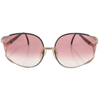 Dior Sunglasses Eyewear Non Prescription CD Logo Side Black Gold Color Gradient