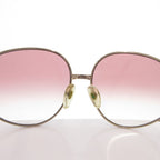 Dior Sunglasses Eyewear Non Prescription CD Logo Side Black Gold Color Gradient — view 5
